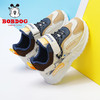巴布豆（BOBDOG）童鞋男童网面透气春秋款儿童运动鞋 102523011 米/藏青蓝28 28码内长18.2cm