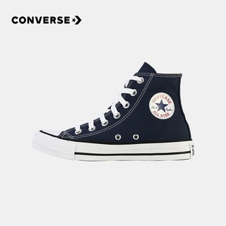 Converse匡威童鞋高帮儿童帆布鞋女秋季经典男童软底运动休闲鞋布鞋潮 深蓝色(实物颜色略差异) 26(偏大一码)