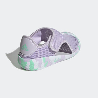 adidas 阿迪达斯 「小浮艇」ALTAVENTURE魔术贴凉鞋女婴童阿迪达斯轻运动 紫色/白色 26.5(155mm)