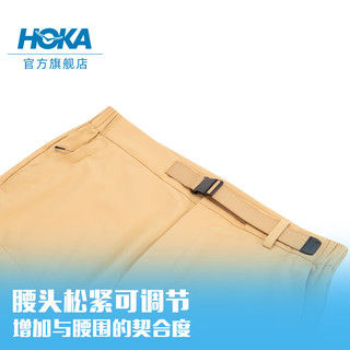 HOKA ONE ONE男款春夏户外运动裤OUTDOOR PANT CHN 宽松立体版型 小麦色 M