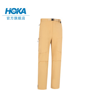 HOKA ONE ONE男款春夏户外运动裤OUTDOOR PANT CHN 宽松立体版型 小麦色 XL