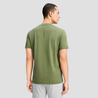 DESCENTE迪桑特综训训练系列运动男士短袖针织衫夏季 KK-KHAKI 2XL (185/104A)