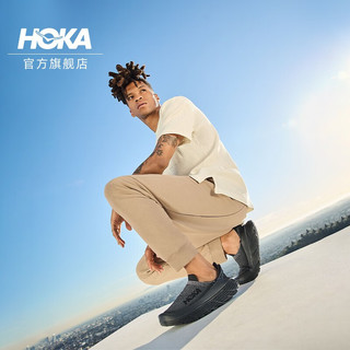 HOKA ONE ONE男女款舒缓TC运动徒步鞋RESTORE TC舒适缓震透气 黑色 / 黑色 40