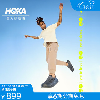 HOKA ONE ONE 男女款舒缓TC运动徒步鞋RESTORE TC舒适缓震透气 黑色