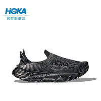 HOKA ONE ONE 男女款舒缓TC运动徒步鞋RESTORE TC舒适缓震透气 黑色 / 黑色 44