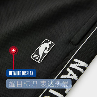 NBA 球队文化系列春季联盟字母织带篮球训练套装长裤黑色/绿色 联盟/黑色裤子 M