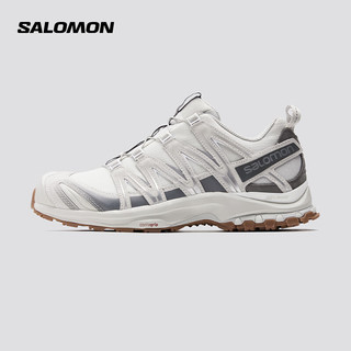 萨洛蒙（Salomon）男女款 户外运动潮流休闲轻量稳定透气徒步鞋 XA PRO 3D SUEDE 灰色 472436 10 (44 2/3)