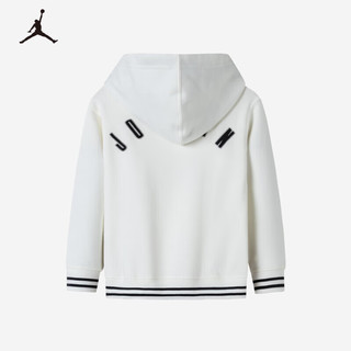 耐克（NIKE）童装男女童Jordan连帽卫衣儿童上衣 73棉花糖 110(4) 