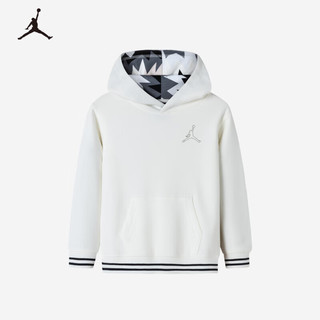 耐克（NIKE）童装男女童Jordan连帽卫衣儿童上衣 73棉花糖 160(XL) 