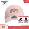 BOY LONDON24新品男女同款老鹰印花刺绣时尚百搭粉色棒球帽N90006 粉色 S