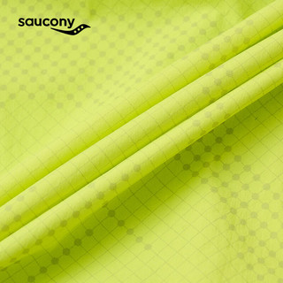 Saucony索康尼男子运动夹克2024年连帽外套透气运动夹克男 黄绿色 XL