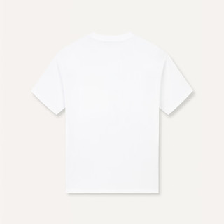Karl Lagerfeld卡尔拉格斐轻奢老佛爷男装 2024春夏款KL印花休闲 短袖T恤 白色 46