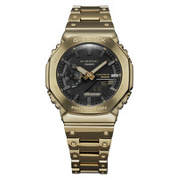 CASIO 卡西欧 G-SHOCK金属进化系列 44.4毫米太阳能腕表 GM-B2100GD-9A
