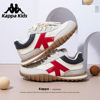 Kappa 卡帕 Kids卡帕童鞋儿童运动鞋男女童厚底春轻便百搭中大童亲子鞋