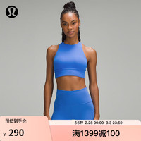 lululemon丨Energy™ 女士长款高领口运动内衣 *Tough LW2CJPS 白日梦蓝 10