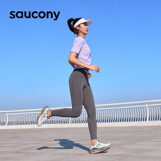 Saucony索康尼冬女子紧身短袖T恤透气舒适凉感跑步