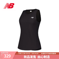 NEW BALANCE 运动背心女款24无袖潮流舒适休闲训练跑步针织上衣 BK WT41280 M