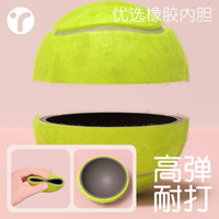 网球带绳训练器单人打回弹专业固定高弹力带线练习球底座比赛用球 专业高弹耐打网球20个【带线】