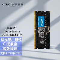 Crucial 英睿达 DDR5 5600/4800频率 笔记本电脑内存条