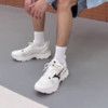 美津浓（MIZUNO）男鞋女鞋 24春季训练运动鞋子耐磨低帮透气跑步鞋 RACER/米白 36