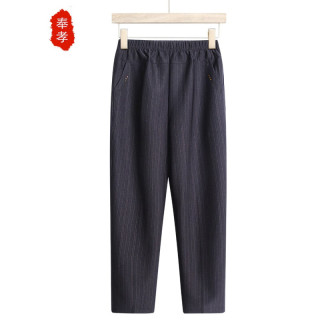 奉孝保暖裤子冬季羊羔绒加绒加厚中老年人休闲女裤奶奶长裤200斤2112