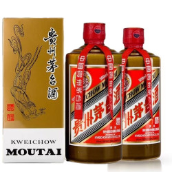 moutai茅台贵州精品茅台53度500ml1瓶2瓶酱香型白酒随机年份