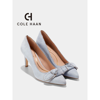 colehaan/歌涵 女士高跟鞋 24年春季职业正装细跟单鞋女W30058 水蓝色-W30058 39