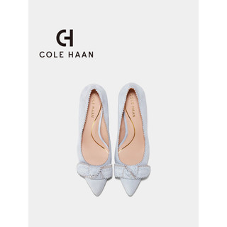 colehaan/歌涵 女士高跟鞋 24年春季职业正装细跟单鞋女W30058 水蓝色-W30058 39.5