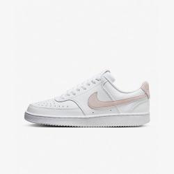 nike耐克女鞋新款courtvision粉白低帮休闲板鞋