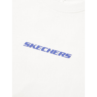 SKECHERS 斯凯奇 男女同款T恤L224U039 棉花糖白/0074 XL