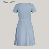 GANT甘特2024春季女士休闲系带连衣裙|4200873 474淡蓝色 XS