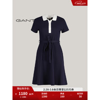 GANT甘特2024春季女士休闲系带连衣裙4200873 433夜蓝色 XL