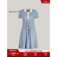 GANT甘特2024春季女士休闲系带连衣裙4200873 474淡蓝色 M