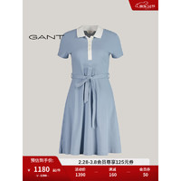 GANT甘特2024春季女士休闲系带连衣裙4200873 474淡蓝色 XL