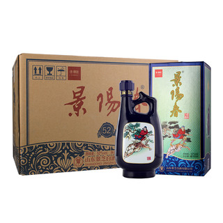 景阳春 景芝 景阳春 52度浓香 500mL*6瓶