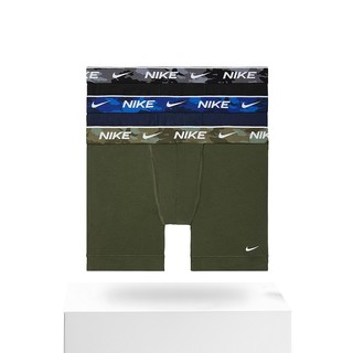 美国Nike耐克男士拼色印花舒适透气亲肤平角内裤