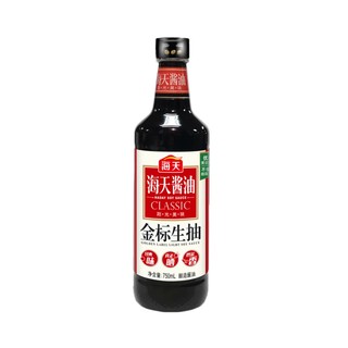 88VIP：海天 0添加酱油 金标生抽 750ml