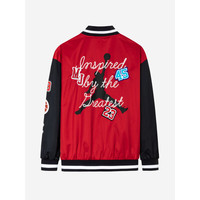 NIKE JORDAN 耐克AJ童装男童梭织夹克2024春秋拼色时尚儿童上衣外套 杰斯特红 110/56(5)