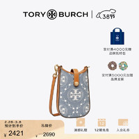 TORY BURCH T MONOGRAM丹宁单肩提花手机包 TB 159648 混色 960 OS