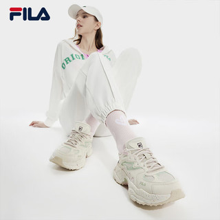 FILA 斐乐女鞋老爹鞋运动鞋2024春蕨草鞋休闲鞋女鞋 35.5