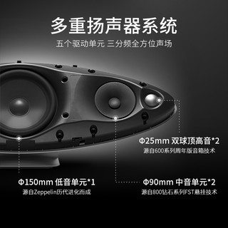 BOWERS & WILKINS 宝华韦健 B&W宝华韦健Zeppelin飞艇无线蓝牙音响客厅立体声扬声器