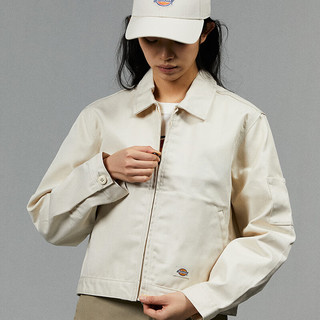 dickies商场同款24春夏新品 女式艾森豪威尔夹克工装灵感设计外套012998 浅沙灰 XL