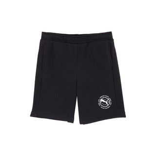 彪马（PUMA） 儿童男童运动休闲短裤 ACTIVE SPORTS SHORTS TR 673207 黑色-01 164