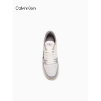 Calvin Klein Jeans24春夏男士潮流街头撞色拼接篮球运动休闲鞋YM00933 0LE-月光白/幻影灰 43