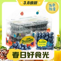 3.8焕新：怡颗莓 Driscoll's限量Jumbo超大果 云南蓝莓6盒礼盒装 125g/盒 水果礼盒