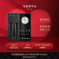 VERTU 纬图 METAVERTU 5G手机加密系统 双卡双待长续航威图手机礼盒 黑钢绅士-巴黎钉款 18GB+1TB