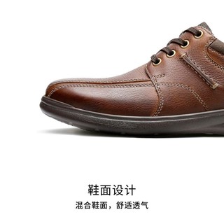 Clarks 其乐 男士春秋Un系列一脚蹬真皮潮流时尚休闲厚底男商务休闲鞋