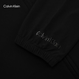 Calvin Klein【吸湿速干】运动24春夏男骑行训练服跑步连帽外套4MS4O520 001-太空黑 M