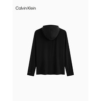 卡尔文·克莱恩 Calvin Klein 运动24春夏男骑行训练服跑步连帽外套4MS4O520 001-太空黑 L