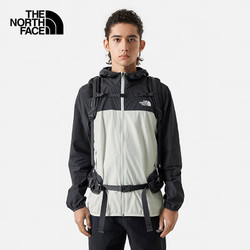 THE NORTH FACE 北面 皮肤衣男户外防风夹克风衣上新8AUS 灰色/AZ5 L